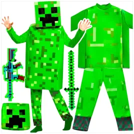 minecraft-stroj-dla-chlopca-creeper-kostium-na-bal-rozmiar-l-130-140-cm