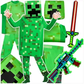minecraft-stroj-dla-chlopca-creeper-kostium-na-bal-rozmiar-l-130-140-cm