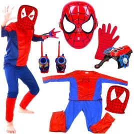 spiderman-zestaw-stroj-dla-chlopca-kostium-akcesoria