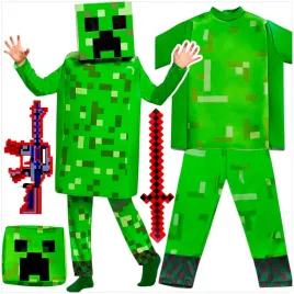minecraft-stroj-dla-chlopca-creeper-kostium-na-bal-rozmiar-l-130-140-cm