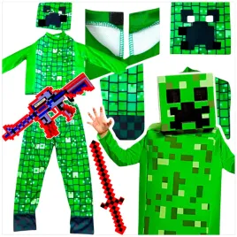minecraft-stroj-dla-chlopca-creeper-kostium-na-bal-rozmiar-l-130-140-cm