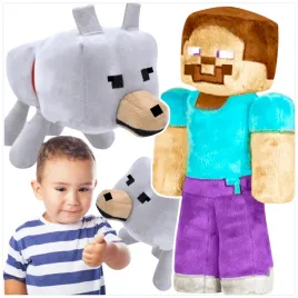 minecraft-zestaw-pluszowych-maskotek-2w1-steve-pies-denis
