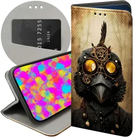 etui-z-klapka-do-honor-magic-5-pro-wzory-steampunk-maszyny-laboratoria-case