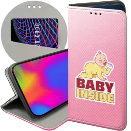 etui-z-klapka-do-xiaomi-14-pro-wzory-gender-reveal-pregnant-baby-shower