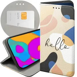 etui-z-klapka-do-honor-magic-5-pro-wzory-abstrakcja-kolory-ksztalty-case