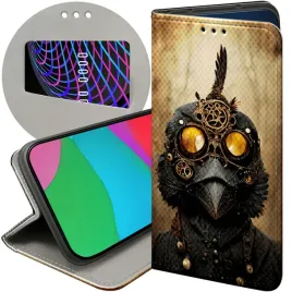 etui-z-klapka-do-xiaomi-14-pro-wzory-steampunk-maszyny-laboratoria-futeral