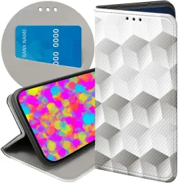 etui-z-klapka-do-xiaomi-14-pro-wzory-3d-geometryczne-iluzja-futeral-case
