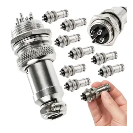 10x-zlacze-przemyslowe-gx16-4-pin-zakrecane-kompletny-wtyk-z-gniazdem