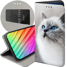 etui-z-klapka-do-google-pixel-8a-wzory-animals-zdjecia-zwierzeta-futeral