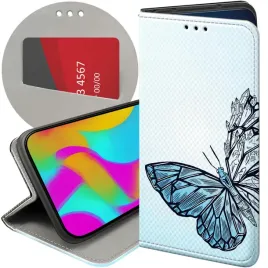 etui-z-klapka-do-google-pixel-8a-wzory-motyle-butterfly-barwne-futeral
