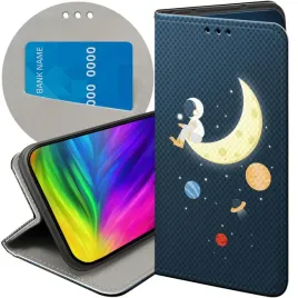 etui-z-klapka-do-xiaomi-14-pro-wzory-ksiezyc-gwiazdy-kosmos-planety-futeral