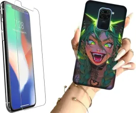 etui-na-telefon-xiaomi-redmi-note-9-kolorowe-wzory-anime-girl-szklo