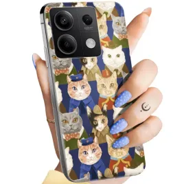 etui-do-xiaomi-redmi-note-13-5g-wzory-koty-kociaki-kotki-obudowa-pokrowiec