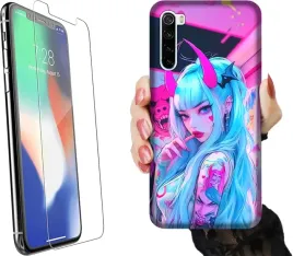 etui-na-telefon-xiaomi-redmi-note-8t-kolorowe-wzory-anime-girl-szklo