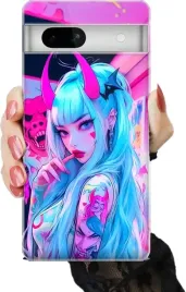 etui-na-telefon-google-pixel-7a-kolorowe-wzory-anime-girl