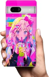 etui-na-telefon-google-pixel-7a-kolorowe-wzory-anime-girl