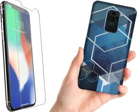 etui-na-telefon-xiaomi-redmi-note-9-wzory-geometria-iluzja-szklo