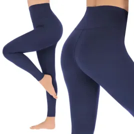 legginsy-damskie-wysoki-stan-idealnie-dopasowane-elastyczne-granatowe-s-m