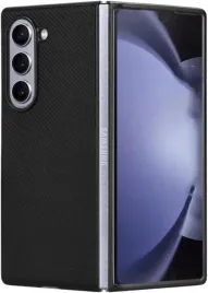 coque-etui-do-samsung-galaxy-z-fold-6-ramka-czarne-karbonowe