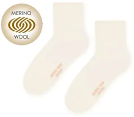 steven-130-skarpety-damskie-merynos-krem-35-37