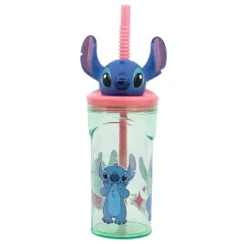 disney-stitch-kubek-ze-slomka-i-figurka-3d-z-kolekcji-flowers-360-ml