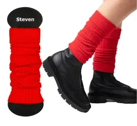 steven-092-ocieplacze-damskie-bawelna-czerwone