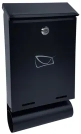 skrzynka-na-listy-york-tuba-czarny-mat