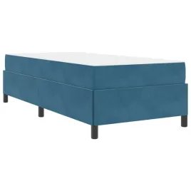 ramka-lozka-z-materacem-ciemnoniebieski-80-x-200-cm-tkanina
