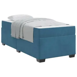 ramka-lozka-z-materacem-ciemnoniebieski-90-x-200-cm-tkanina