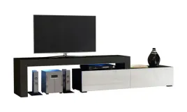 szafka-rtv-148-280cm-czarny-mat-bialy-polysk-regulowana-m148