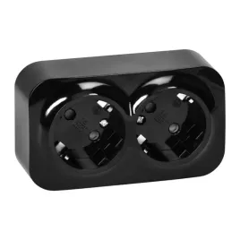 czarne-gniazdo-podwojne-natynkowe-elektryczne-schuko-230v-ip20-todo-orno