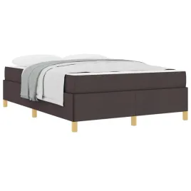 ramka-lozka-z-materacem-ciemny-braz-140-x-190-cm-tkanina