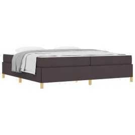 ramka-lozka-z-materacem-ciemny-braz-200-x-200-cm-tkanina