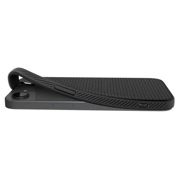 spigen-liquid-air-etui-do-iphone-16e-matte-black-motyw-przewodni-geometryczny