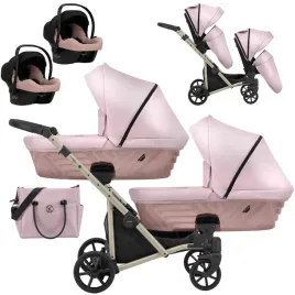 wozek-blizniaczy-kunert-ivento-duo-3w1-szampanska-rama-kolor-eco-pink