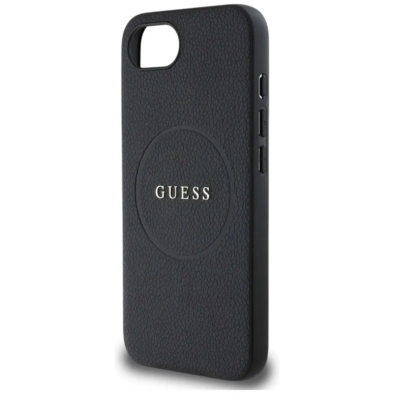 guess-grained-ring-magsafe-etui-do-iphone-16e-czarny-przeznaczenie-apple