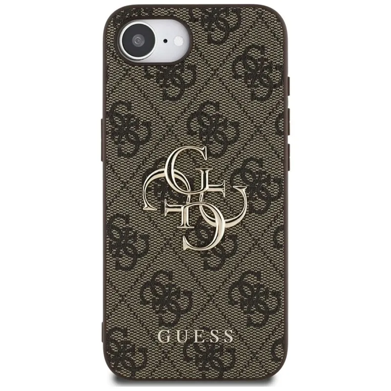 guess-4g-big-logo-etui-do-iphone-16e-brazowy