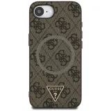 guess-4g-ring-triangle-logo-magsafe-etui-do-iphone-16e-brazowy-kolor-brazowy