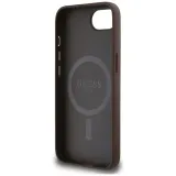 guess-4g-ring-triangle-logo-magsafe-etui-do-iphone-16e-brazowy-zalaczone-wyposazenie-szklo-hartowane-szmatka-do-czyszczenia