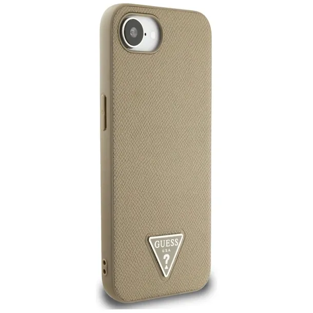 guess-grained-triangle-magsafe-etui-do-iphone-16e-brazowy-typ-plecki