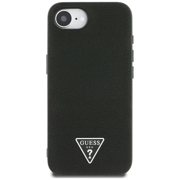 guess-grained-triangle-magsafe-etui-do-iphone-16e-czarny-kolor-czarny