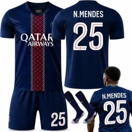 komplet-pilkarski-koszulka-nuno-mendes-psg-paris-rozmiary