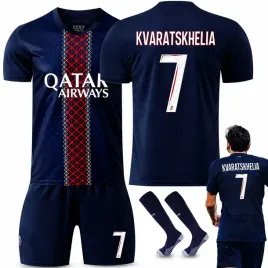 komplet-pilkarski-koszulka-khvicha-kvaratskhelia-psg-paris-rozmiary