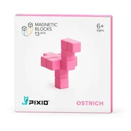 pixio-klocki-magnetyczne-light-pink-ostrich-13-color-series