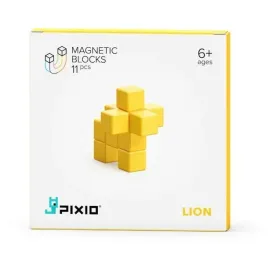 pixio-klocki-magnetyczne-yellow-lion-11-color-series