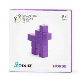pixio-klocki-magnetyczne-light-violethorse-12-color-series