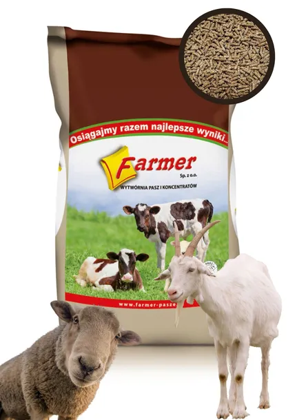 Pasza dla owiec  Pasza dla Kóz 25kg Farmer