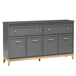 komoda-z-szufladami-do-sypialni-179-cm-szary-terra-fronty-frez-debowe-nogi