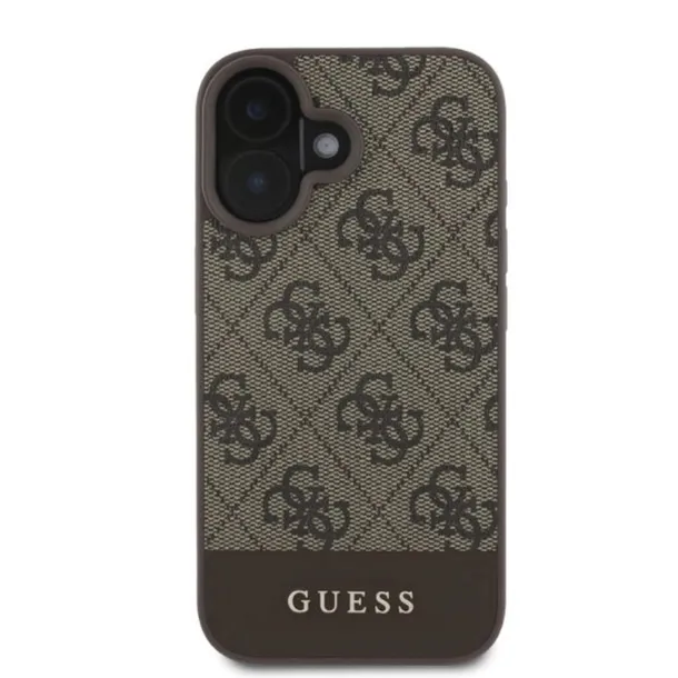 guess-4g-bottom-stripe-etui-iphone-16-brazowy-kolor-brazowy
