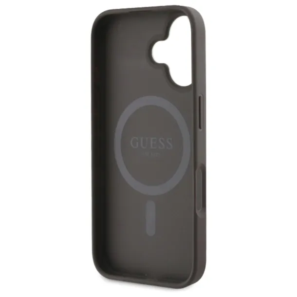 guess-peony-script-magsafe-etui-iphone-16-brazowy-zalaczone-wyposazenie-szmatka-do-czyszczenia